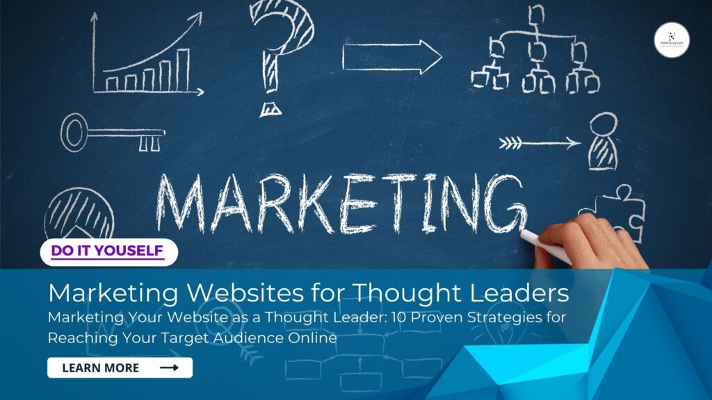 marketing website for thought leaders