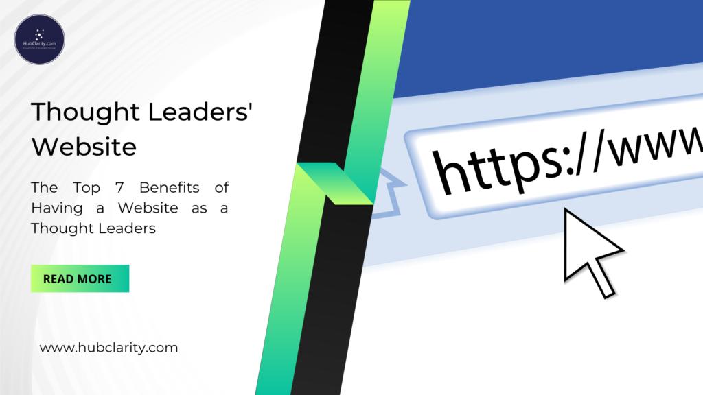 Benefits of Having a Website for Thought Leaders